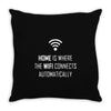 wireless wifi Throw Pillow