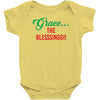 grace the blesssingg!! Baby Bodysuit