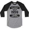 Premium Vintage 1959 3/4 Sleeve Shirt