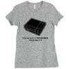 you always remember your first video arcade game gamer geek tee shirt Ladies Fitted T-Shirt