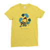 save the galaxy Ladies Fitted T-Shirt