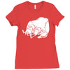 sancho und pancho kult fun fr&ouml;sche frog oldschool Ladies Fitted T-Shirt