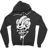 alien skull Zipper Hoodie