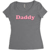 Daddy Women's Triblend Scoop T-shirt