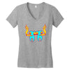high tooths with joint Women's V-Neck T-Shirt