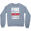 5 mystery bundle funny offensive multibuy Crewneck Sweatshirt