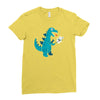 everyone loves marshmallow Ladies Fitted T-Shirt