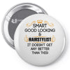 Smart Good Looking Hairstylist Doesnt Get Better Than Pin-back button