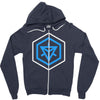 resistance hexagon Zipper Hoodie