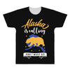 alaska is calling and i must go All Over Men's T-shirt