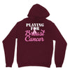 playing for breast cancer Unisex Hoodie