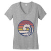 sea wawe Women's V-Neck T-Shirt