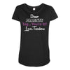 Dear Parents Tag You're It Love Teachers Women's Maternity Scoop Neck T-shirt