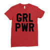 girl power Ladies Fitted T-Shirt