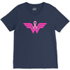 breast cancer wonder woman V-Neck Tee
