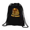hot mess pancakes Drawstring Bags