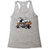 oblivious ninja trick or treat Racerback Tank