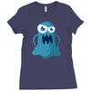 angry monster Ladies Fitted T-Shirt