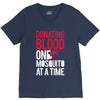 donating blood one mosquito funny V-Neck Tee