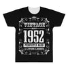 vintage made in 1952 perfectly aged a living legend All Over Men's T-shirt