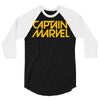 captain marvel 6 3/4 Sleeve Shirt