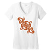 oh yeah, yo! Women's V-Neck T-Shirt