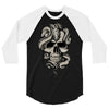 skull snake 3/4 Sleeve Shirt