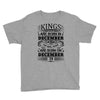 Real Kings Are Born On December 29 Youth Tee