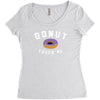 donut touch me funny Women's Triblend Scoop T-shirt