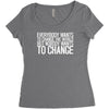 change Women's Triblend Scoop T-shirt