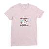 Paint Somerhing it Might Be Wordless Ladies Fitted T-Shirt