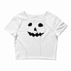 halloween jack o lantern Crop Top