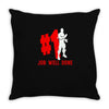 job well done batle royal gaming Throw Pillow