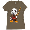 mickey jedi troopers Ladies Fitted T-Shirt