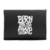 born to be awesome Accessory Pouches