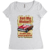sell midget ideal birthday gift or present Women's Triblend Scoop T-shirt