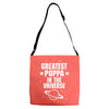 Greatest Poppa In The Universe Adjustable Strap Totes