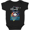who loves husky Baby Bodysuit