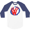 mod vw volkswagen dub logo 3/4 Sleeve Shirt