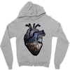 galaxy heart Zipper Hoodie