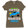 monster truck shirt for boys toddlers Ladies Fitted T-Shirt