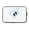 Baby Boy with Heart Any Name Customized Laptop sleeve