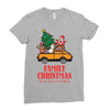 family christmas tis the season to be merry Ladies Fitted T-Shirt