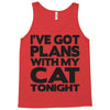 plans with my cats tonight Tank Top