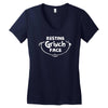 resting grinch face dr Women's V-Neck T-Shirt