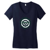 bullseye Women's V-Neck T-Shirt