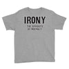 irony the opposite of wrinkly Youth Tee