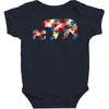 mama bear baby bear floral Baby Bodysuit