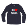 i f'n heart  mondays girls Long Sleeve Shirts