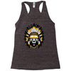 native american chief bear Racerback Tank